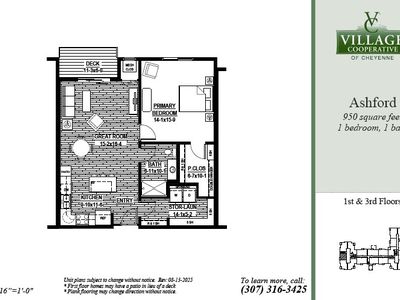 Ashford Plan, Village Cooperative of Cheyenne (Active Adults 62+)