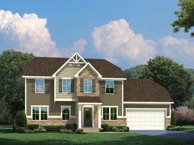 Sewickley w/ Finished Basement Plan, Harvest Ridge