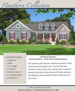 Hawthorn - Farmhouse Plan, Old Orchard at Stones Crossing