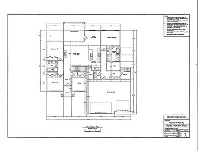 Single Family #2 Plan, Hannah's Pointe