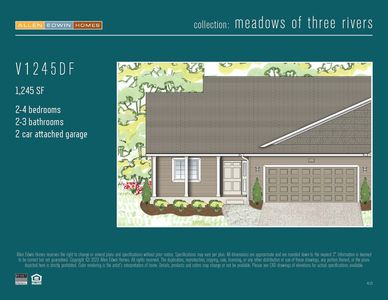 V1245DF Plan, The Meadows of Three Rivers