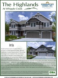 Iris Plan, The Highlands at Whipple Creek