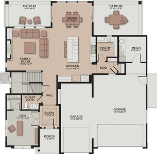 Oxford Plan, Creekside at Cartwright Ranch
