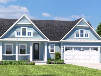 Kingston with Covered Porch Plan, Twin Masts