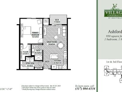 Ashford Plan, Village Cooperative of Westfield (Active Adults 62+)