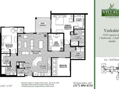 Yorkshire Plan, Village Cooperative of Westfield (Active Adults 62+)