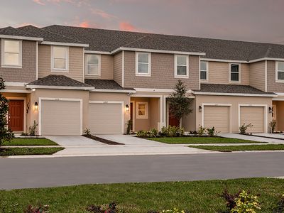 Marigold Plan, Riverfront Townhomes