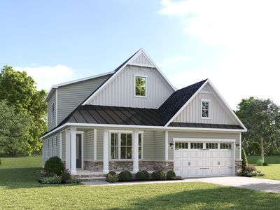 Carmel with Rear Porch Plan, The Estuary