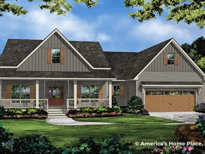 Berglund Modern Farmhouse Plan, Durham-Raleigh, NC: Build On Your Lot