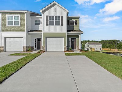 Cypress Townhome End Unit Plan, Haynes Park Townhomes