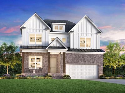 Selbourne with Basement Plan, Toll Brothers at the Crossing at Coal Mountain - Magnolia Co