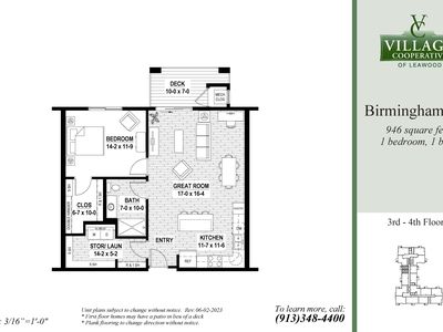Birmingham - Rev Plan, Village Cooperative of Leawood (Active Adults 55+)