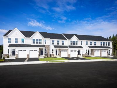 Roxbury with Finished Basement Plan, Lehigh Preserve Townhomes