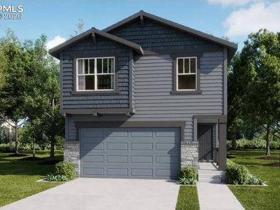 8826 Blue Feather Loop