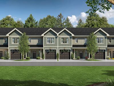 The Terraces - Basement; End Unit Plan, The Terraces Townhomes