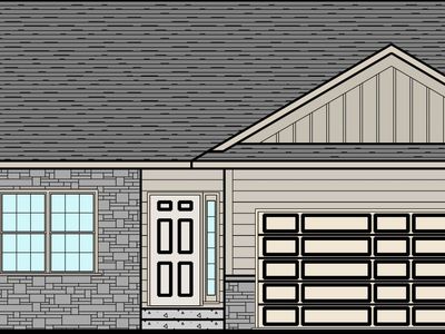 Cheyenne 2-Car Plan, Sunset Prairie