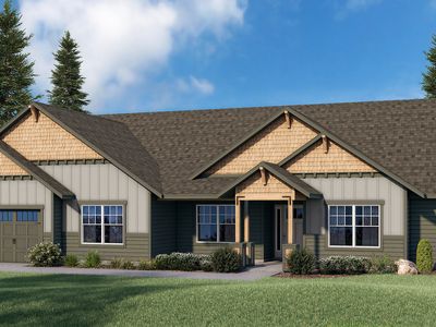 The Brager - Build On Your Land Plan, Southern Oregon- Build On Your Own Land - Design Center