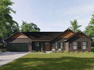 The Gearhart - Build on Your Lot Plan, Southern Oregon- Build On Your Own Land - Design Center