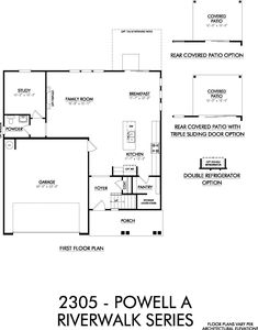 Powell-3 Car Plan, Riverview at Cumberland Hills