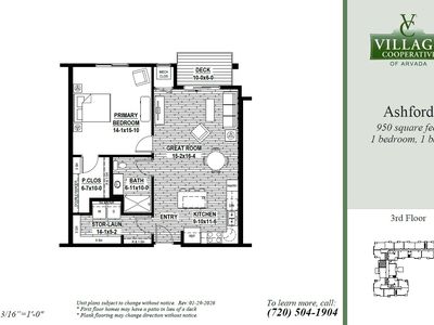 Ashford Plan, Village Cooperative of Arvada (Active Adults 62+)