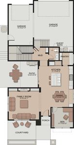 Melrose Place Plan, Creekside at Cartwright Ranch
