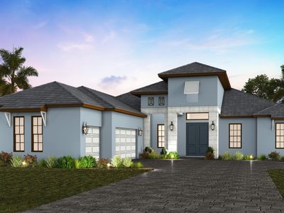 Pacific Grove Plan, St. Lucia at Boca Royale Golf and Country Club