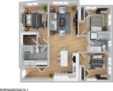 Shenandoah Plan, Cross Street Condos