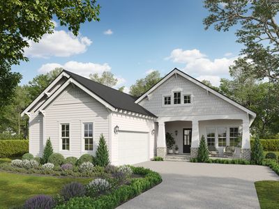 Charlotte 1 Story Coastal Plan, Reflection at Hammock Bay