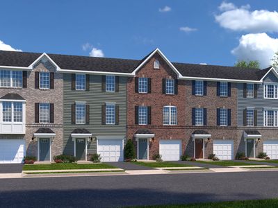 Strauss Front Garage Plan, South Lake Townhomes