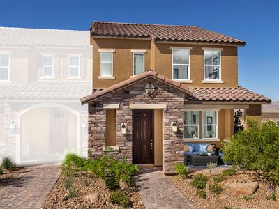 Plan 1809 End Unit Modeled Plan, Groves at Inspirada