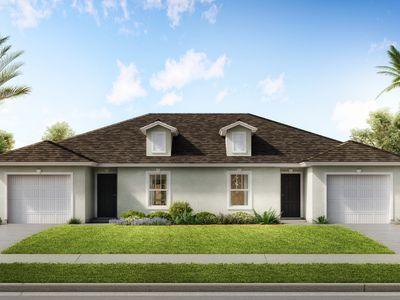 1954 Duplex Plan, Southern Impression Homes | Palm Coast