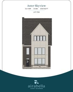 P69 Aster Modern Farmhouse with Skyview - End Plan, Airabella Lake Oconee