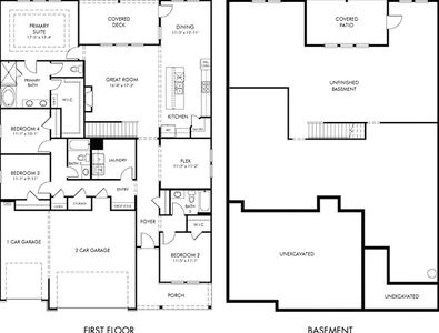 Foxwood Basement Plan, Vines at Mill Creek - Legacy Series