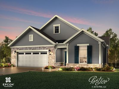 Portico Plan, The Villas at Canterwood Farms