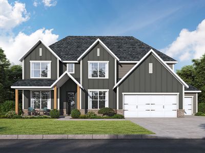 Dewhurst 3-Car Plan, The Manor at Gainesville Township