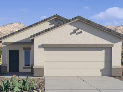 Mesquite - Amber Plan H30A Plan, Saguaro Bloom