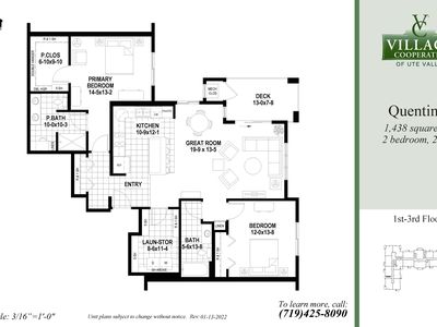 Quentin-2 Plan, Village Cooperative of Ute Valley (Active Adults 55+)
