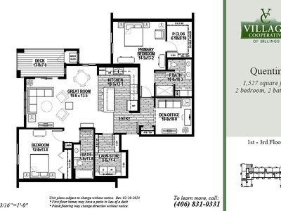 Quentin Plan, Village Cooperative of Billings (Active Adults 62+)