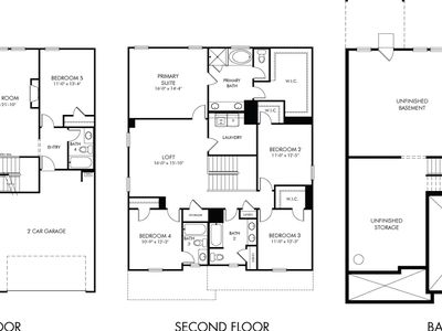 Johnson Basement Plan, Parkside at Grayson