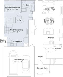 Oakley Plan, Stockbridge Meadow : Stockbridge Manor Collection