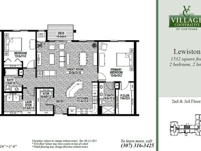 Lewiston Plan, Village Cooperative of Cheyenne (Active Adults 62+)