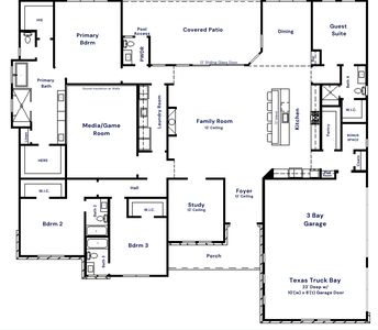 Braga Plan, Pecan - Build on Your Lot