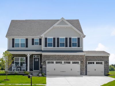 Hudson W/ 3-Car Garage Plan, Walnut Grove