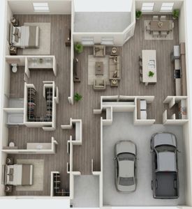 The Willow Plan, Hamilton Creekside Townhomes