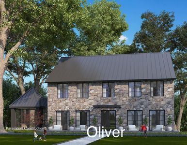 Oliver - Stone-and-Steel Modern Farmhouse Plan, PCI - 22180