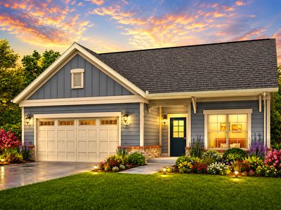 Promenade Traditional 3 Bedroom Plan, Courtyard by Carrell