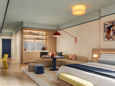 Junior Suite Plan, DUOS Wynwood
