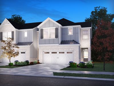 Bakersfield End Unit Plan, Willowcrest Townhomes