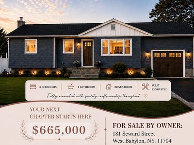 Property at 181 Seward St, West Babylon, NY