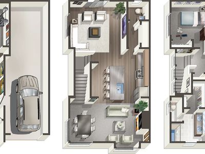 Duplex A Floor Plan - Lot 7 Plan, Sunset Court